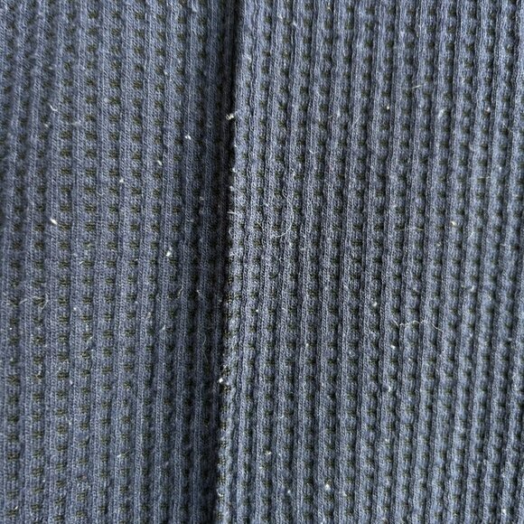 Akris Punto Navy Blue Waffle Weave Knit Straight Leg Pants Size 6 READ - Picture 7 of 13